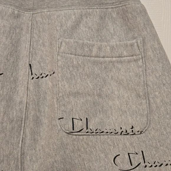 Champion Light Gray Joggers with Logo Men's LARGE - Picture 11 of 12